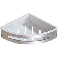 Полка для ванной Knotlor Линия CS105BS 20,5x20,5 см, угловая, нержавеющая сталь