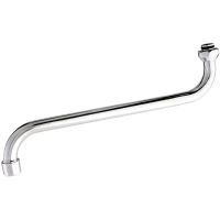 Излив для смесителя Rubineta 633001 300 мм, хром