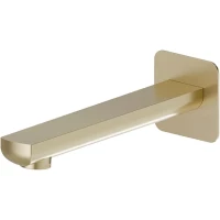 Излив для ванны Newform Haka 72088.59.097 211 мм, золотой матовый