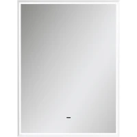 Зеркало Equil Lago zLAGO60-14 60x80 см, с LED-подсветкой, сенсорным выключателем, белый матовый