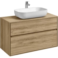 Тумба с раковиной дуб эльвезия 99 см Акватон Либерти 1A2796K3LYC70