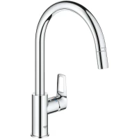 Смеситель для кухни Grohe BauLoop 30543000 с выдвижным изливом, хром