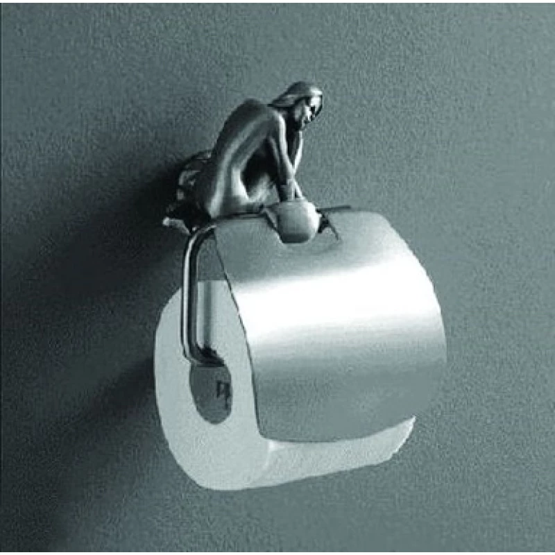 Держатель для туалетной бумаги серебро Art&Max Juno AM-0719-T