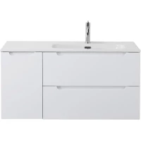 Тумба под раковину BelBagno Etna ETNA-1000-2C-1A-SO-BL-R 100,4 см R, подвесная, Bianco Lucido