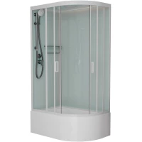 Душевая кабина 120x80x220 см Frank F412/2L White 135009 прозрачное