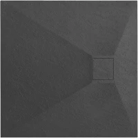 Душевой поддон Rea Magnum BLack REA-K3334 90x90 см, из стеклопластика, квадратный, черный