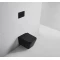 Унитаз подвесной Bond Cube F04-108 безободковый, с сиденьем микролифт, черный матовый - 10