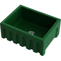 Кухонная мойка Omoikiri Natceramic Mikura 61-RG royal green matt 4911256 61x46 см, зеленый матовый
