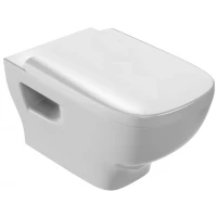 Унитаз подвесной Jacob Delafon Struktura EDE102-00 + E70024-00 безободковый, с сиденьем микролифт, белый