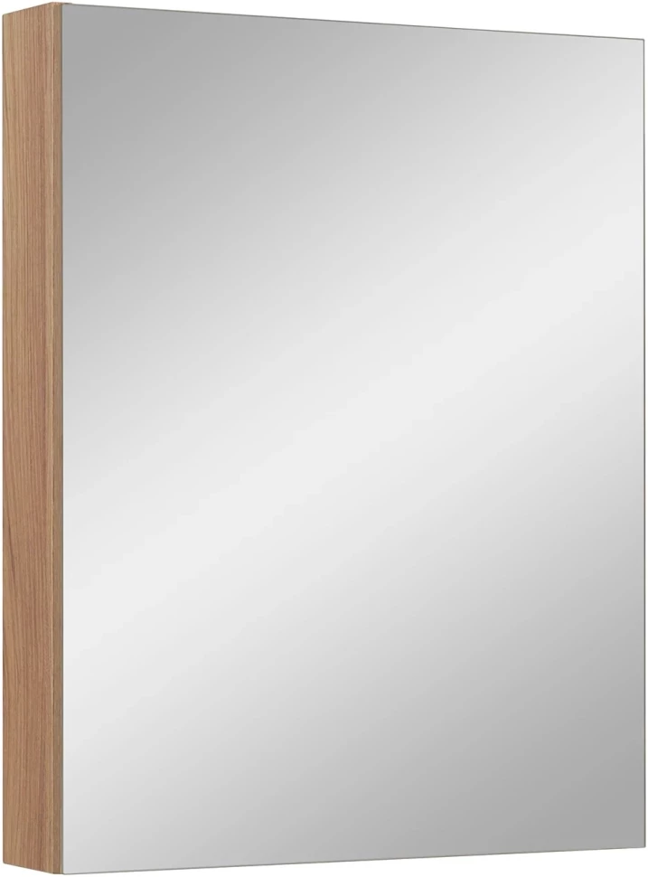 Зеркальный шкаф 50x65 см дуб L/R Runo Лада 00-00001160 зеркальный шкаф runo лада 50х65 лиственница 00 00001160