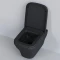 Унитаз подвесной Ambassador Benefit 203T20201R-202T20201 безободковый, с сиденьем микролифт, черный матовый - 6