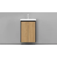 Тумба черный матовый/шатанэ 48,9 см Velvex Klaufs tpKLA.50.2D-617.217