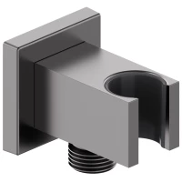 Подключение для душевого шланга с держателем Wonzon & Woghand WW-HZ2312-BGM темный графит матовый