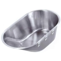 Ванна детская из нержавеющей стали 74x44 см Nofer Shower 13058.2