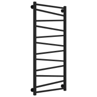 Полотенцесушитель водяной 1200x500 черный матовый Сунержа Сирокко 31-0253-1250