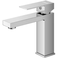 Смеситель для раковины Cezares Slider SLIDER-LS-01-W0 без донного клапана, хром