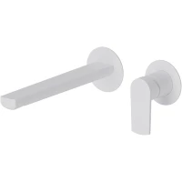 Смеситель для раковины Newform Haka 72030E.01.014 встраиваемый, без донного клапана, белый матовый