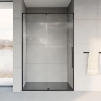 Душевая дверь 120 см Vincea Arno VPS-1A120CLB прозрачное