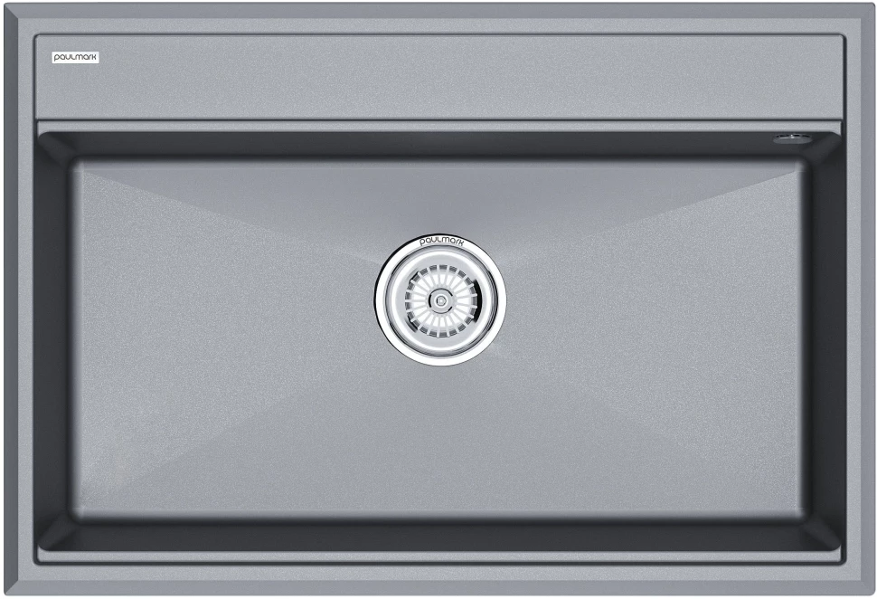 Кухонная мойка Paulmark Stepia серый металлик PM117551-GRM