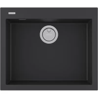 Кухонная мойка Paulmark Acrystone Decoration Anthracite PM936051-AN 60x51 см, антрацит