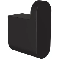 Крючок Knotlor Oval RH101BL для ванны, черный матовый