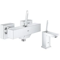 Комплект смесителей Grohe Eurocube Joy 23665000 + 23656000