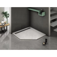 Душевой поддон из литьевого мрамора 100x100 см WeltWasser WW TRP 100 STONE-WT 10000004364