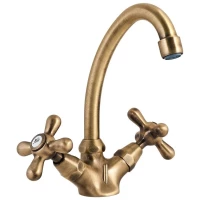 Смеситель для раковины с донным клапаном Paini Liberty 17F3250KM