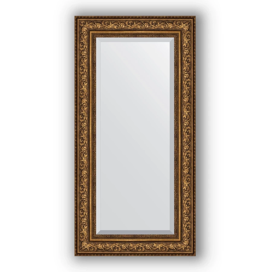 Зеркало 60x120 см виньетка состаренная бронза Evoform Exclusive BY 3505 зеркало 60x120 см evoform ledshine by 2598