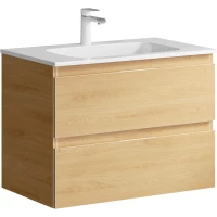 Тумба с раковиной дуб золотой 75,5 см Aqwella 5 Stars Accent ACC0175DZ + Mal.75.04.D