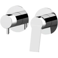 Смеситель для ванны Remer Slash SL93ZP встраиваемый, хром