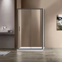 Душевой уголок 130x90 см Vincea Garda VSR-1G9013CLGM прозрачное