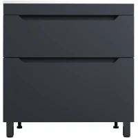 Тумба под раковину Style Line Остин ЛС-00002396 79,8 см, напольная, графит матовый