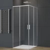 Душевой уголок Vincea Soft 2 VSS-3SO2800CL 80x80 см, профиль хром, стекло прозрачное