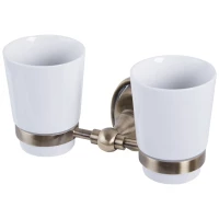 Стакан двойной Veragio Bonjour Bronzo VR.BNR-7842.BR