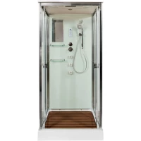 Душевая кабина 80x80x220 см Deto V8015 прозрачное