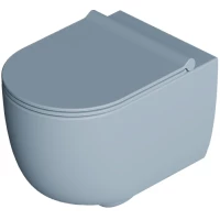 Унитаз подвесной Alice Unica 32254145 безободковый, торнадо, лагуна матовая