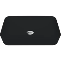 Раковина-чаша Creavit Ultra UL060-00SM00E-0000 60x40 см, накладная, черный матовый