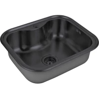 Кухонная мойка Zorg SZR 5848 GRAFIT 58x48 см, графит