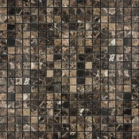 Мозаика Natural i-Tile 4M022-15P (Emperador Dark) Мрамор коричневый, поверхность полированная 29,8x29,8