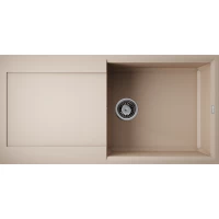 Кухонная мойка Omoikiri Tetogranit Sakaime 100-SA 4993886 100x50 см, бежевый
