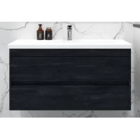 Тумба под раковину Art&Max Family-M Family-M-1000-2C-SO-HC 99,6 см, подвесная, угольный камень