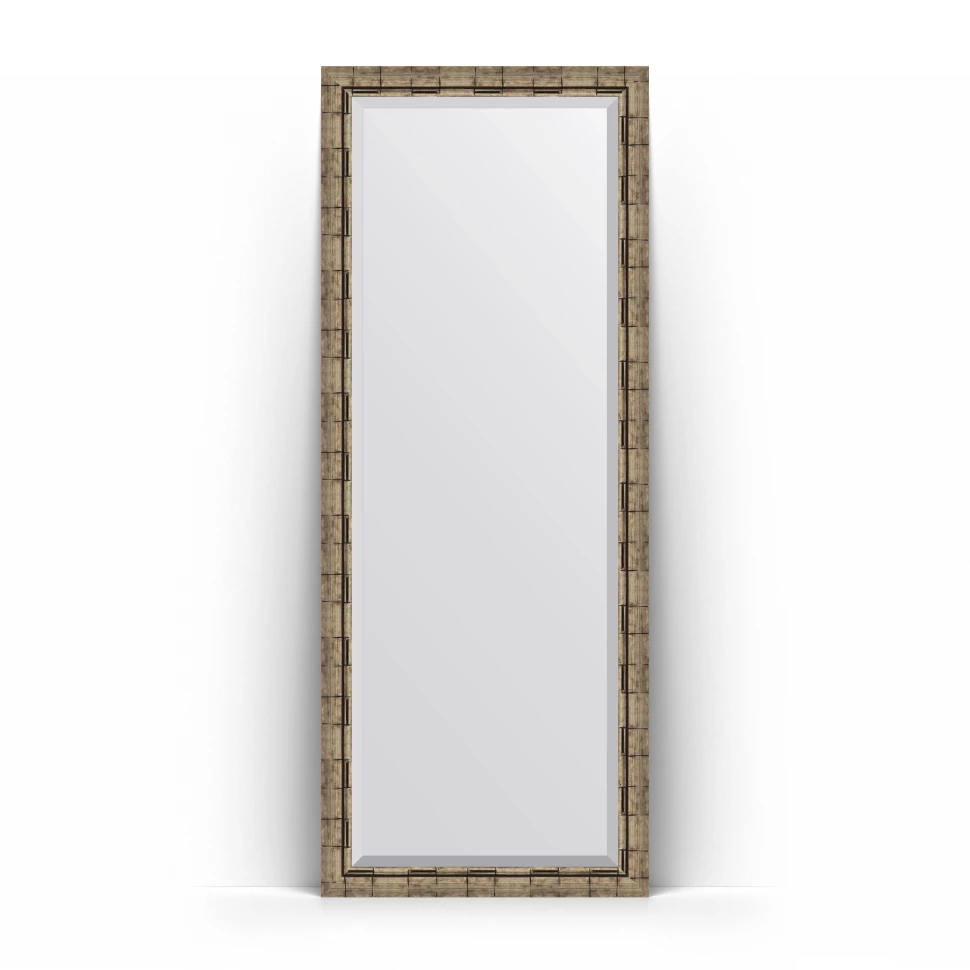 Зеркало напольное 78x198 см серебряный бамбук Evoform Exclusive Floor BY 6107 зеркало 79x134 см вензель серебряный evoform exclusive g by 4250