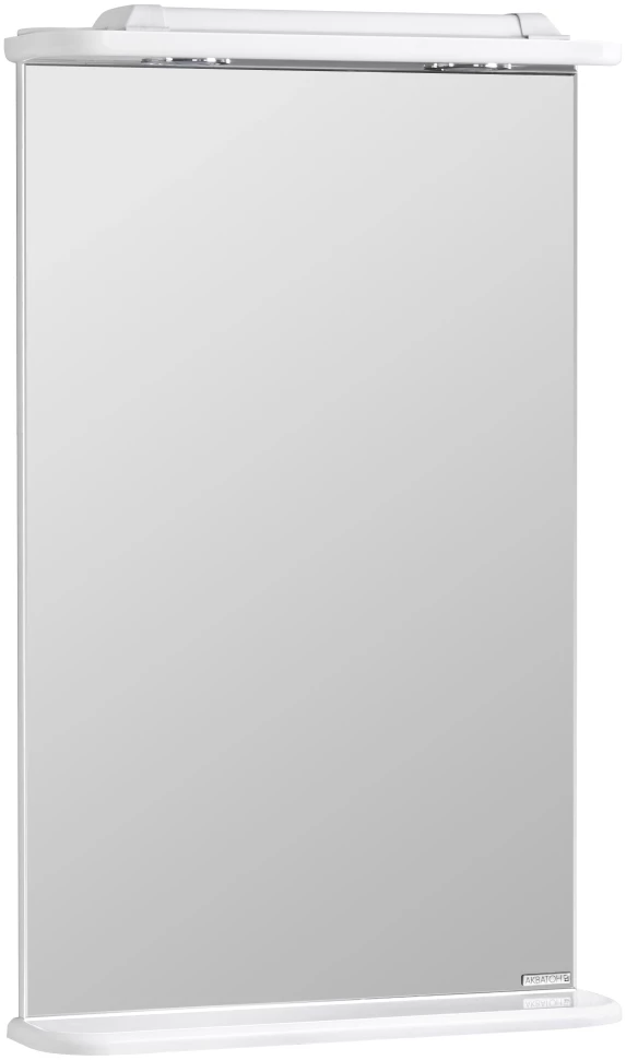 Зеркало 49,6x81,7 см белый глянец Акватон Мира 1A019802MR010 зеркало 50x76 см bellezza мира 4613111050008