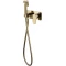 Гигиенический душ Boheme Spectre 457-G со смесителем, золотой - 1