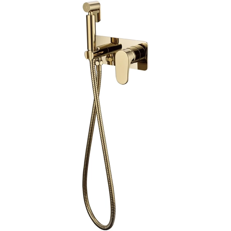 Гигиенический душ Boheme Spectre 457-G со смесителем, золотой