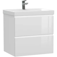 Тумба белый глянец 58,5 см Cersanit Moduo 64140