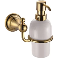 Дозатор для жидкого мыла Azario Elvia AZ-91112G 320 мл, настенный, золотой
