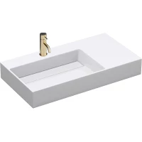 Раковина-чаша Rea Archi REA-U4300 75x43 см L, накладная, подвесная, белый матовый