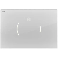 Кнопка смыва Mepa Zero Lumo 421870 для инсталляции, сенсорная, белый